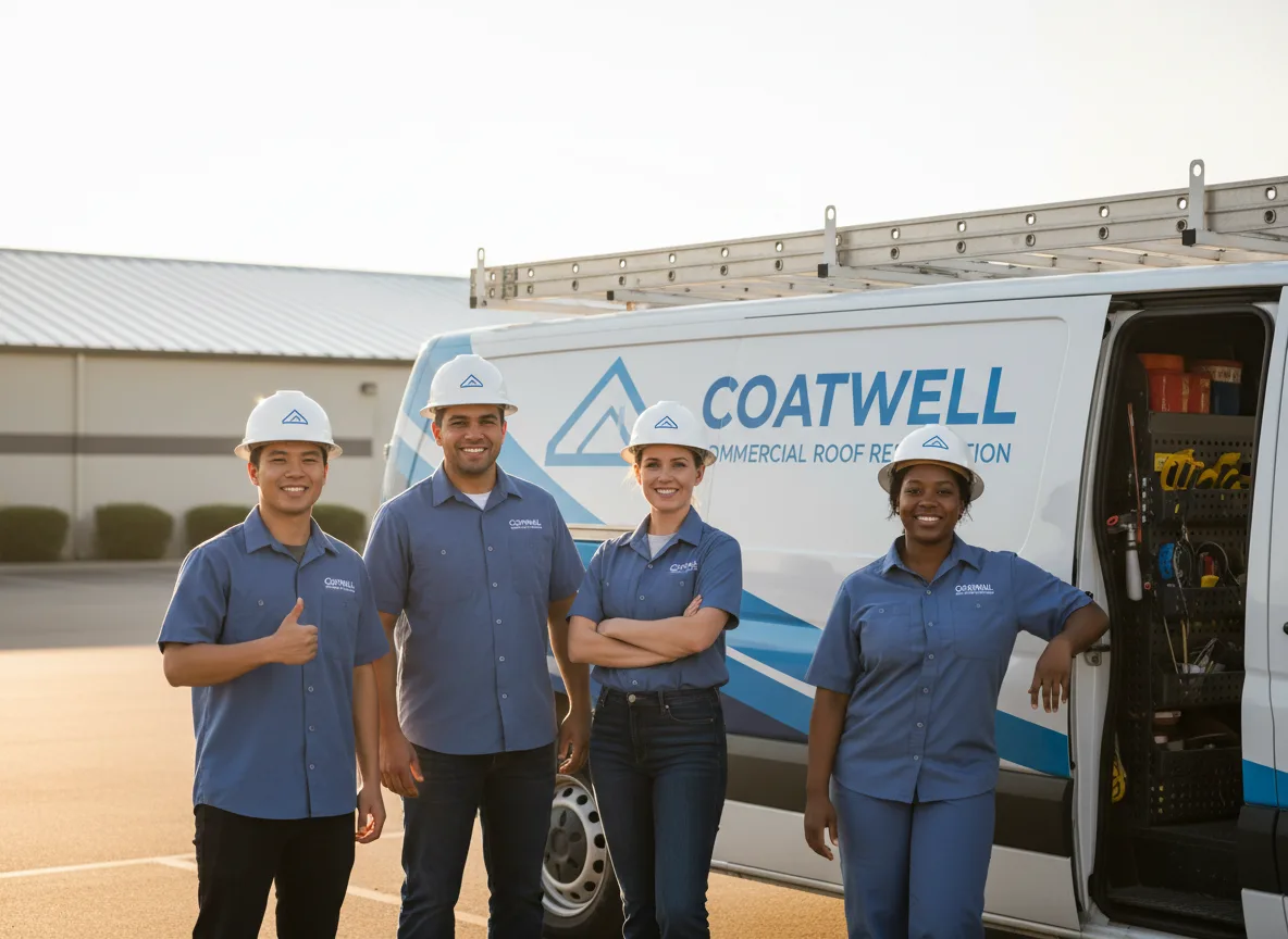 Commercial roof coating company in Delmont, NJ